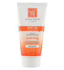 کرم ضدافتاب spf30بی رنگ  پوست نرمال وخشک مای